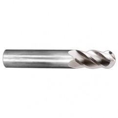 3/16" Dia. - 2" OAL - Ball Nose SE AlTiN 40° Helix CBD EM - 4 FL - Caliber Tooling