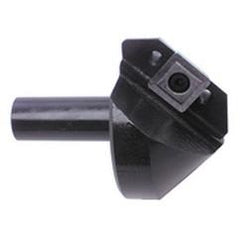82° Point - 1/4" Min - 1/2" SH - Indexable Countersink & Chamfering Tool - Caliber Tooling