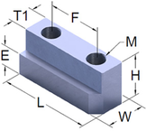 KW8JN9 Jaw Nut For 1.5mm Serrated Hard Jaw - Caliber Tooling