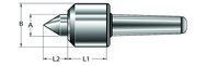 PLC-CNC-S60-MT3 - CNC High Speed Heavy Duty Live Center - Caliber Tooling