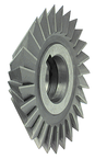 4 x 3/4 x 1-1/4 - HSS - 60 Degree - Double Angle Milling Cutter - 20T - TiCN Coated - Caliber Tooling