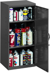 19-7/8 x 14-1/4 x 32-3/4'' (Gray) - Aerosol/Utility Storage Cabinet - Caliber Tooling