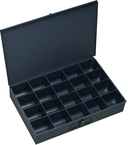 18 x 12 x 3'' - 20 Compartment Steel Boxes - Caliber Tooling