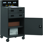 Mobile Shop Desk - 23"W x 20"D x 51"H - Caliber Tooling