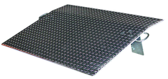 Aluminum Dockplates - #E4848 - 2600 lb Load Capacity - Not for use with fork trucks - Caliber Tooling