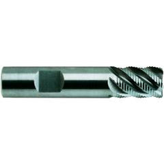 1/2 X 1/2 X 5/8 X 2-1/2 5Fl Stub SE Rougher.CarbiDE TiAlN-Futura Coated End Mill - Caliber Tooling