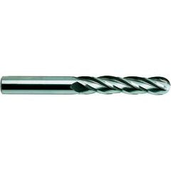 1/4 X 1/4 X 1-1/2 X 6 4Fl Ex-Long SE Ball CBD EM - - Caliber Tooling