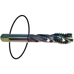 ‎8-32 Dia-H3-2 FL-Std Spiral Point Tap - Black Ring - Caliber Tooling