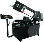 8 x 13" Mitering Bandsaw 45° Right Head Movement; Variable 80-310 Blade Speeds (SFPM) 30" Bed Height; 1-1/2HP; 115/230V; 1PH CSA/UL Certified Motor Prewired 115V - Caliber Tooling