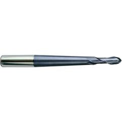 1/4-1/2-3/4-7-3/4 2Fl H - 30 Pencil Neck Ball X-Power End Mill - Caliber Tooling