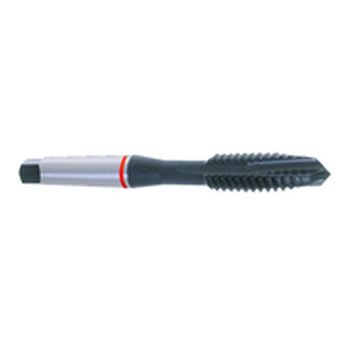 ‎3/8-24 Dia-H3-3 FL-Powdered Metal-Std Spiral Point Tap-Red Ring - Caliber Tooling