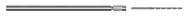 #62 Size - 3/16" Shank - 4" OAL - Drill Extention - Caliber Tooling