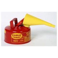 1 GAL TYPE I SAFETY CAN W/FUNNEL - Caliber Tooling
