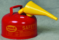 2 GAL TYPE I SAFETY CAN W/FUNNEL - Caliber Tooling