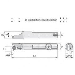 FCBI25060R CARBIDE SHANK BORING BAR - Caliber Tooling