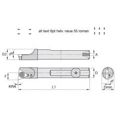 QCBI375105R CARBIDE SHANK BORING - Caliber Tooling