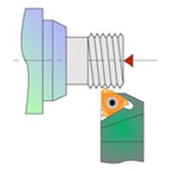 SEL 0375 D16 Threading Toolholder - Caliber Tooling