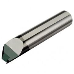 .2600 Min Hole Dia - .1/4 SH Dia - .020/.022 Groove Width - Grooving Tool-AlTiN - Caliber Tooling