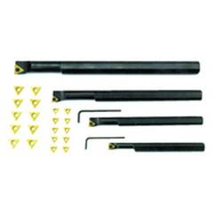 4 Pc. RH Boring Bar Set with 20 Inserts - Caliber Tooling