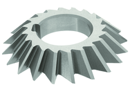 4 x 1 x 1-1/4 - HSS - 60 Degree - Left Hand Single Angle Milling Cutter - 20T - TiAlN Coated - Caliber Tooling