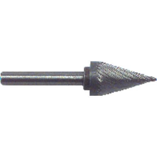 1/2 × 7/8 × 1/4″ SH 28° Cone Shape - HSS - Burr - Caliber Tooling