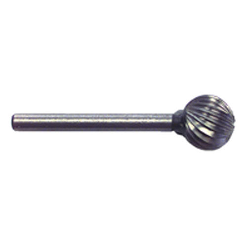 3/8 × 1/8″ SH Ball End Shape - HSS - Burr - Caliber Tooling