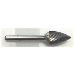 1/8 EdgeHog Tree Shape Pointed End Miniature Carbide Bur SG-42 Standard - Caliber Tooling