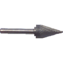 1/4 EdgeHog Conical Carbide Bur SM-1 Standard2″ Shk Lgth - Caliber Tooling