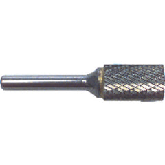 SA3L6 3/8 × 3/4 × 1/4″ SH Dbl Cut Cyl Shape - CBD - Burr - Caliber Tooling