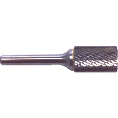 SB1D 1/4 × 1 × 1/4″ SH Dbl Cut Cyl Shape - CBD - Burr - Caliber Tooling