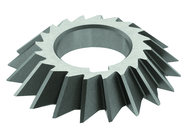 3 x 1/2 x 1-1/4 - HSS - 45 Degree - Right Hand Single Angle Milling Cutter - 20T - TiCN Coated - Caliber Tooling