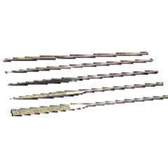 ‎5 Pieces 2″ Diamond Length-5-1/2″ Overall Length - Med Grit - Diamond Needle File Set - Caliber Tooling