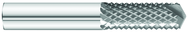 1/4 x 1 x 1/4 x 3 Solid Carbide Router - Style D - 135° Drill Point - Caliber Tooling