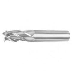 6mm Dia. x 57mm Overall Length 2-Flute Square End Solid Carbide SE End Mill-Round Shank-Center Cut-Uncoated - Caliber Tooling