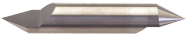 3/16" x 7/16" Split Length - DE - 60°Pt - Carbide Engraving Blank - Caliber Tooling