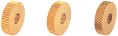 Knurling Wheel - 5/16" Hole Dia; 1" Dia; 35 TPI; Straight - Caliber Tooling