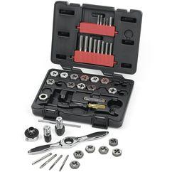 40PC MED RATCHETING TAP AND DIE DR - Caliber Tooling