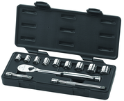 12PC 3/8" DRIVE SAE SOCKET SET - Caliber Tooling