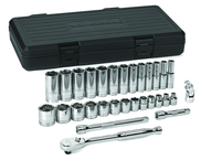 30PC 3/8" DR 6PT SAE STD AND DEEP - Caliber Tooling