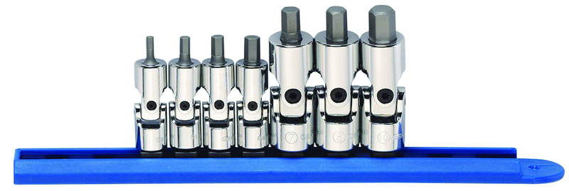 7PC 1/4" AND 3/8" DR UNIV METRIC - Caliber Tooling