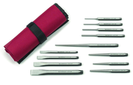 12PC PUNCH AND CHISEL SET - Caliber Tooling