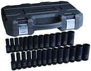 27PC 1/2" DR 6PT SAE/METRIC DEEP - Caliber Tooling