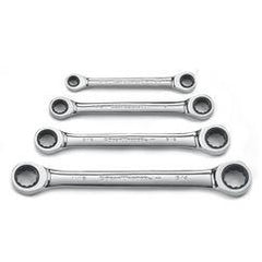 4PC DBL BX RATCHETING WRENCH SET - Caliber Tooling