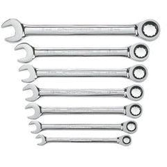 7PC COMBINATION RATCHETING WRENCH - Caliber Tooling