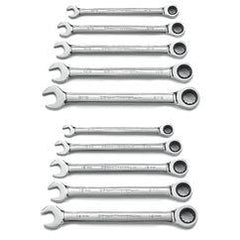 10PC COMBINATION RATCHETING WRENCH - Caliber Tooling