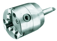 Self-Centering Chuck with Taper SH - 3" 2 MT Mount; 3-Jaw - Caliber Tooling