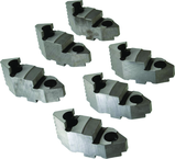 Set of 6 Hard Top Jaw - #7-883-610 For 10" Chucks - Caliber Tooling