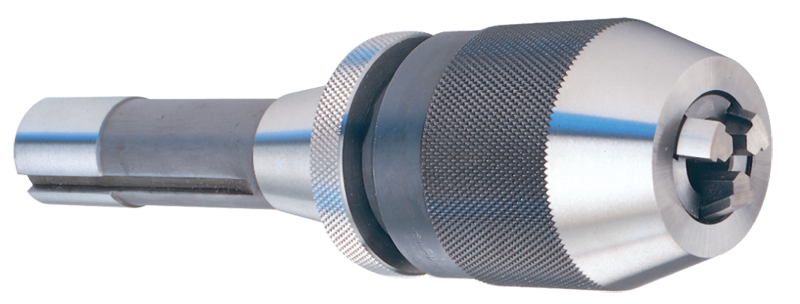 1/32 - 1/2'' Capacity - R8 Shank - Keyless Drill Chuck with Integral Shank - Caliber Tooling