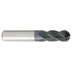 5/8" Dia. - 3-1/2" OAL - Carbide - Ball End HP End Mill-4 FL - Caliber Tooling