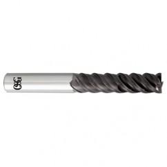 1/4 x 1/4 x 1-1/8 x 3 4Fl  Square Carbide End Mill - TiALN - Caliber Tooling